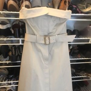 Banana Republic sleeveless belted dress